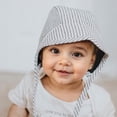 thumbnail image 4 of Gyujnb Linen Baby Sun Hat Breathable Adjustable Tie Bonnet for Spring Summer Daily Wear, 4 of 4