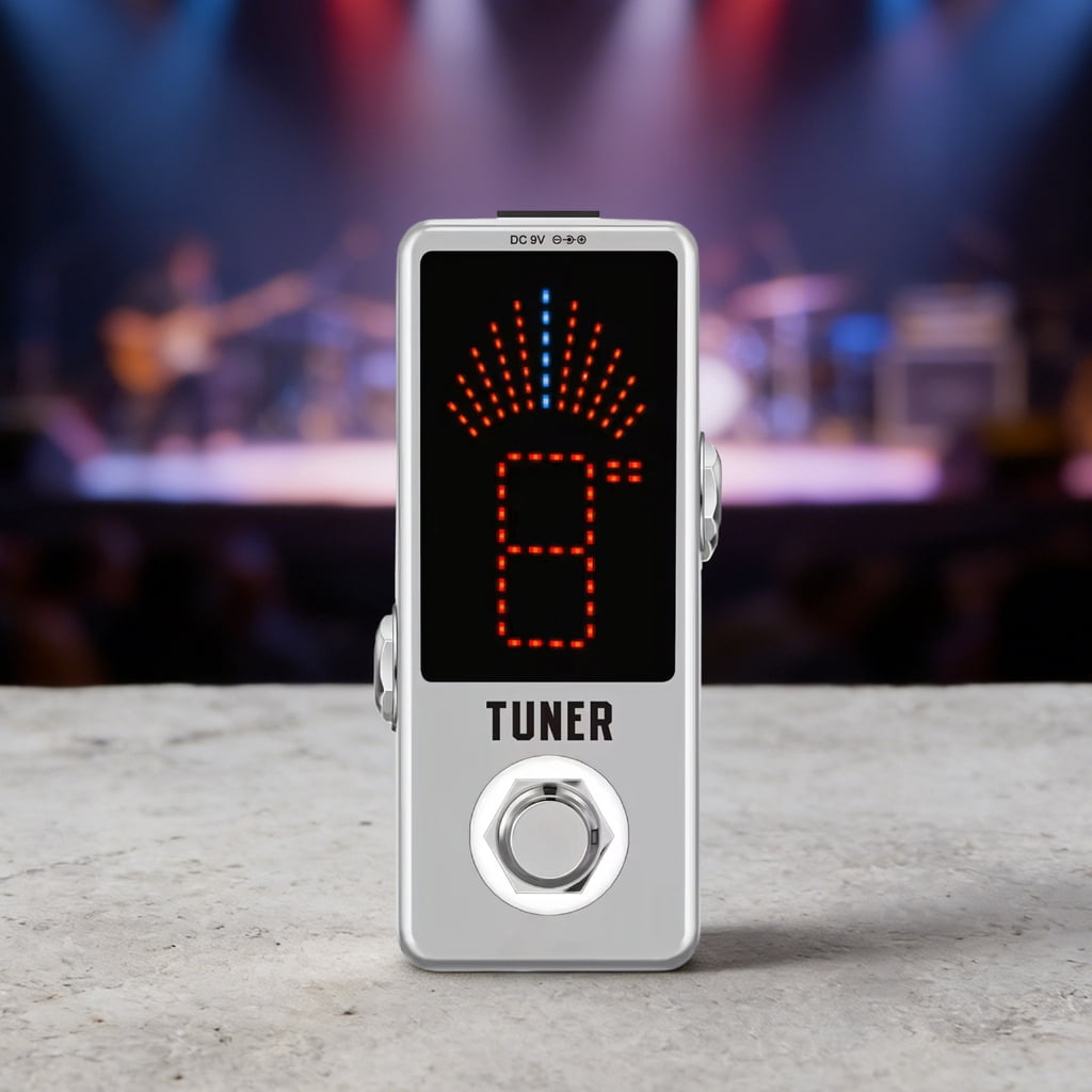 CEORPER Portables Acoustic Guitar Tuner Chromatic Digital Tuner LCD Display Tuner for Home Practice Stage Performances