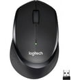 thumbnail image 1 of Logitech M330 SILENT PLUS Wireless Mouse, 2.4GHz with USB Nano Receiver, 1000 DPI Optical Tracking, 2-year Battery Life, Compatible with PC, Mac, Laptop, Chromebook, Black, 1 of 7