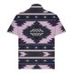 thumbnail image 2 of Camisas de Manga Larga para Hombres Impresos Girar Hacia Abajo Botones de Cuello Lateral Dividido, Casual Blusa de Manga Corta, 2 of 5