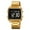 Gold+Black, variant on Men's Digital Stainless Steel Watch Large Face LED Casual Sport Watches Waterproof Dual Time Date Wristwatch