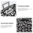 thumbnail image 5 of Fotbe Black Leopard Luggage Cover Protector,Suitcase Protector,Scratch and Dirt Resistant,Fits 18-32 Inch Luggage-Large, 5 of 9