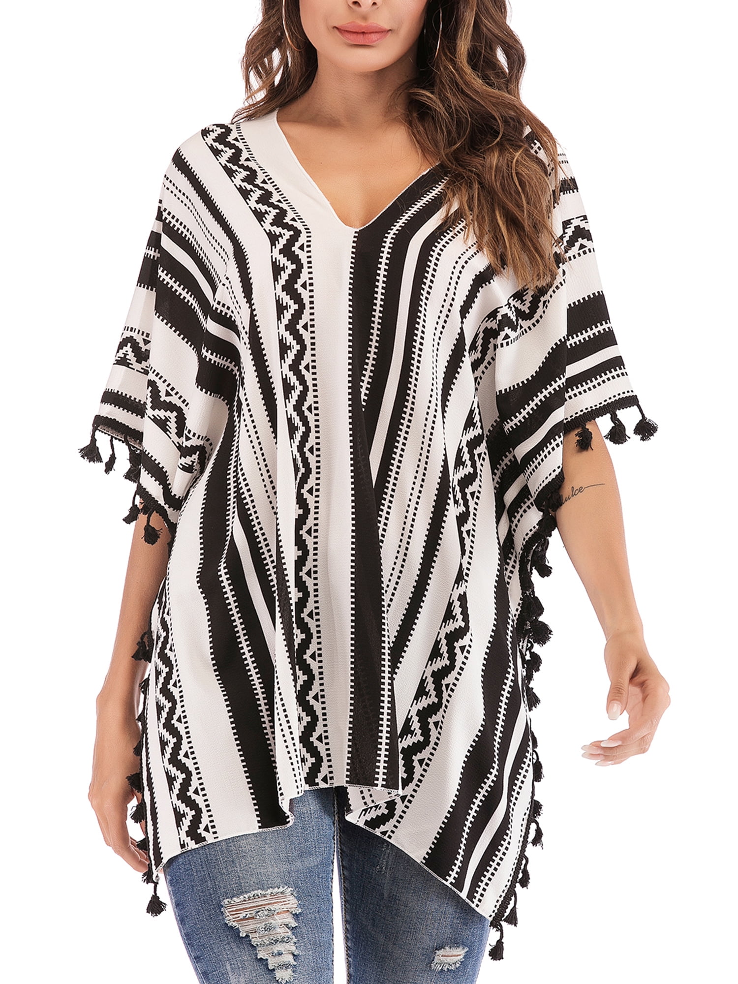 tassel beach cover up