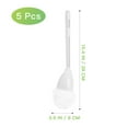 thumbnail image 2 of DEEPCRAFF 5-Pack White Toilet Brushes with Ergonomic Squeeze Handles and Dense Bristles for Effective Bathroom Cleaning, 2 of 8