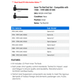 thumbnail image 2 of Inner Tie Rod End Set - Compatible with 1988 - 1999 GMC K1500 1989 1990 1991 1992 1993 1994 1995 1996 1997 1998, 2 of 2
