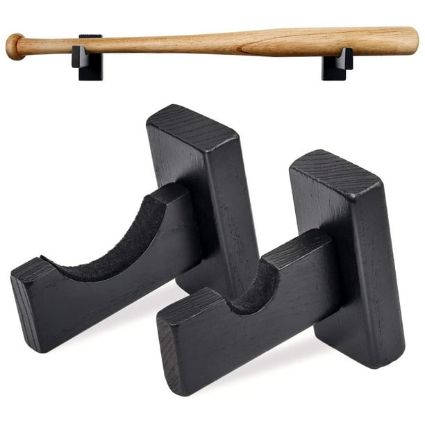 Baseball Bat Display Wall Mount Bat Holders for Wall Solid with Felt