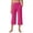 Hot Pink, variant on LOVZFMLL Women's Capri Pants with Pockets High Waist Sweatpants Summer Wide Leg Workout Cropped Yoga Pants for Casual Running Gym Black L