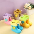 thumbnail image 6 of XIMIN Toddler Cute Cartoon Dinosaur Rain Boots Waterproof Rubber Boots Kids Rain Boots for Girls Boys Unisex-Child Outdoor Rain Boots, 6 of 8