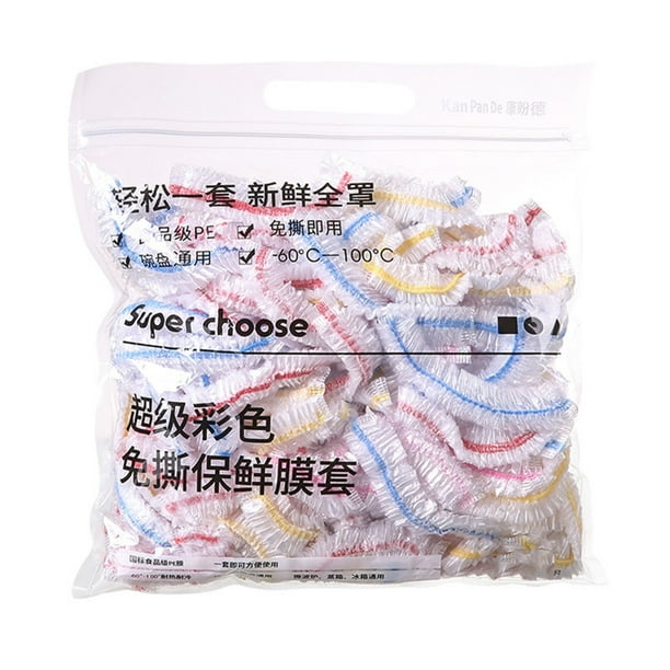 Tapas elásticas reutilizables para tazones, tazas y platos. Tapas de plástico elásticas para almacenamiento de alimentos en la cocina. Cubiertas protectoras para frutas, verduras y recipientes para