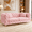 Pink, variant on Rophefx 75'' Velvet Chesterfield Sofa, 3 Seater Sofa Couch With Gold Metal Legs, Deep Seat Button Tufted Couch for Living Room,Apartment,Black