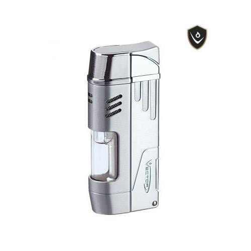 Vector Delta Dual Flame Torch Lighter with Cigar Punch