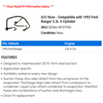 thumbnail image 2 of A/C Hose - Compatible with 1992 Ford Ranger 2.3L 4-Cylinder, 2 of 2