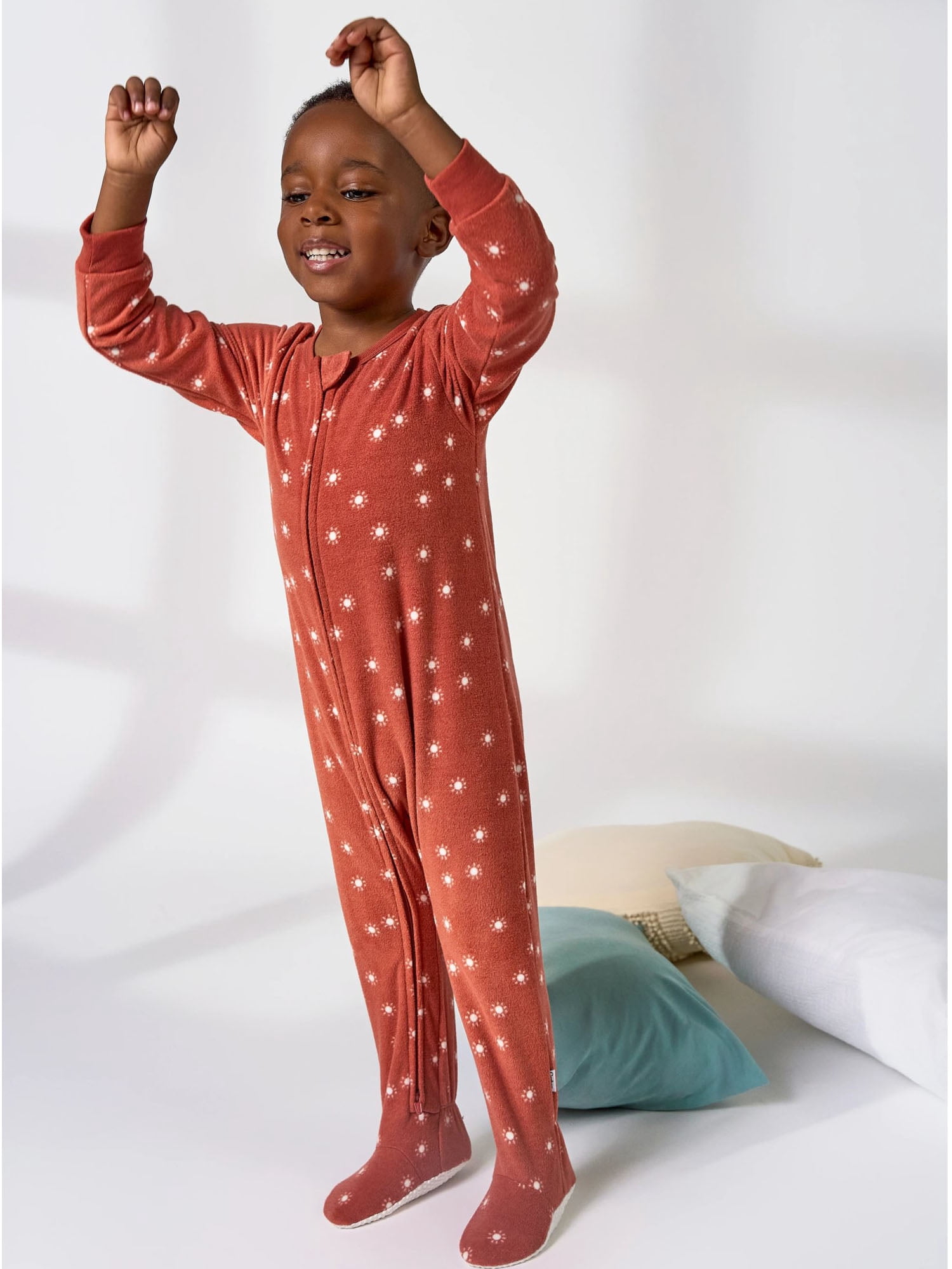 Gerber Baby and Toddler Neutral Microfleece 2-Way Zipper Blanket Sleeper Pajamas, 3-Pack, Sizes 0/3 Months - 5T