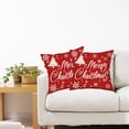 thumbnail image 5 of 4 piezas de almohada navideña con forma de copo de nieve, alce y árbol de Navidad, 5 of 5