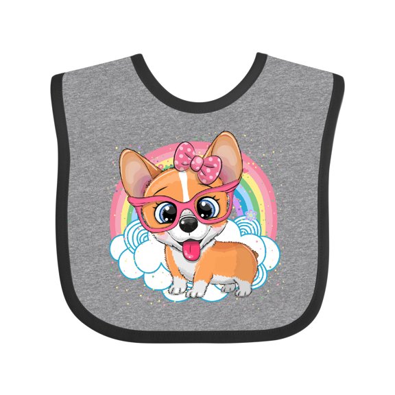 Inktastic Corgi Gifts Dog Lover Girls Baby Bib