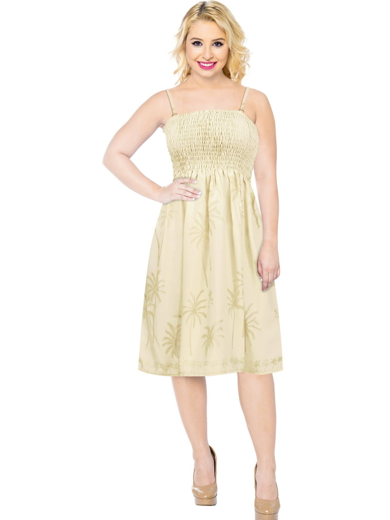 HAPPY BAY Women's Flowy Wedding Tube Top Evening Dress One Size Cream_A32 -  Walmart.com