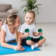 thumbnail image 4 of 0.46 lb dumbbells set of 2,Baby Rattle Dumbbell, Baby Dumbbell Toy, Silicone Exercises Weight Engaging and Sensory Rich Toy for Boys Girls, Lightweight and Easy to Hold, Fun Gift for New Parents,210g, 4 of 4