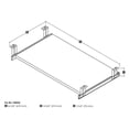 thumbnail image 2 of Bestar Plateau de Clavier Pro-Biz en Blanc, 2 of 2