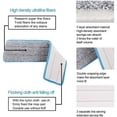 thumbnail image 3 of Eyliden Flat Dust Mop with 2 Microfiber Mop Pads for Floor Cleaning,Blue, 3 of 7
