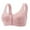 Pink, variant on ZRBYWB Women Plus-Size Printed Front Button Vest Comfort Bra Underwear Women Underwear Wireless Bras