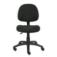 thumbnail image 6 of Boss Office Products Perfect Posture Deluxe Office Task Chair without Arms, Black, 6 of 11