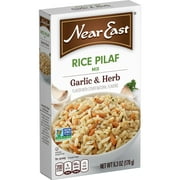 Near East Garlic and Herb Rice, 6.3 oz Cardboard Box, Regular Size Packaged Meal