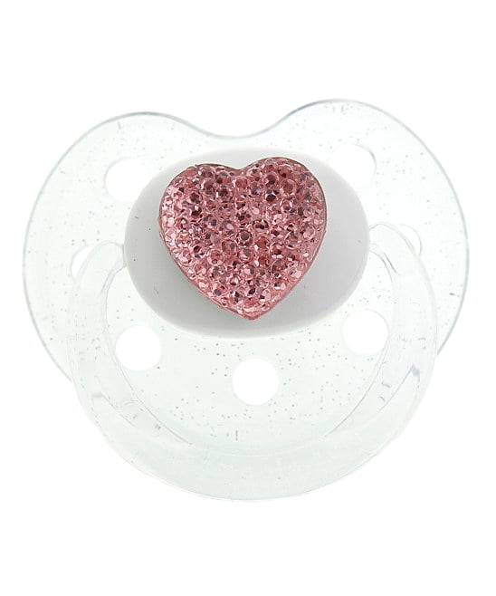 Pink Heart Pacifier