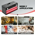 thumbnail image 7 of DNA Motoring TOOLS-00408 20" 2 Drawers Sturdy Durable Flat Top Steel Portable Hand Carry Multiple Storage Tool Storage Box Red, 7 of 7