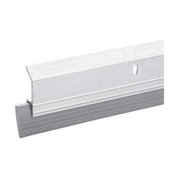 Grey/White/Brown or Gold Colors Heavy Duty Door Sweep with Vinyl Sweep (3 FT, Grey)