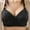 Black, variant on ATENAR Womens Bras,Wireless Bras for Women,Bras for Women,Stretch Fabric,Breathable,Solid,Nylon,Spandex,Black,38