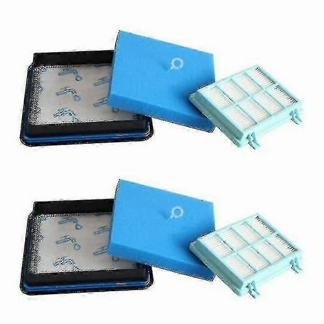 2 Filter Set Compatible Philips Powerpro Compact Fc9331 Fc9332 Fc8010_gift Of G.