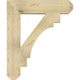 thumbnail image 3 of Ekena Millwork 6"W x 30"D x 36"H Merced Craftsman Rough Sawn Bracket, Douglas Fir, 3 of 4