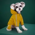 thumbnail image 3 of Chubasquero para perros, poncho impermeable para cuatro patas, ropa para mascotas de lluvia de peluche, impermeable para perros pequeños y medianos al por mayor, 3 of 6