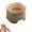 Black, variant on No Drip Dog Water Bowl Pet Drinking Feeding Dish,Anti Gulping Dog Water Bowl for Apartment Kitchen Living Room Home.(White)