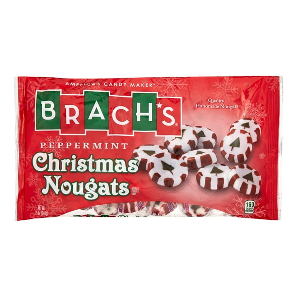 Brach S Peppermint Christmas Nougats 12 Oz Walmart Com Walmart Com