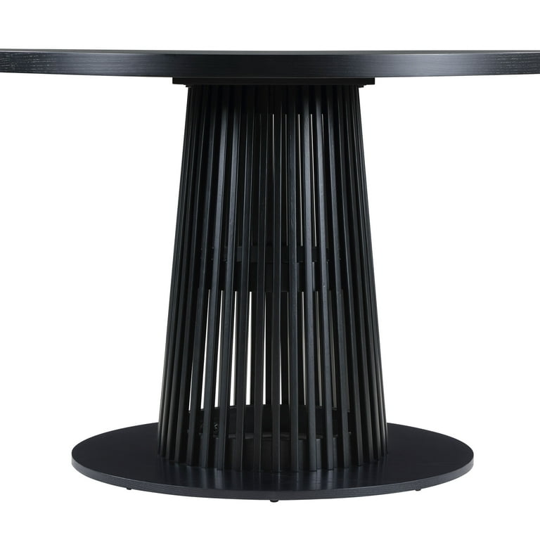 Beautiful By Drew Round Dining Table, Rich Black photo 6