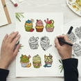 thumbnail image 2 of 1Sheet Food PVC Plastic Clear Stamps for DIY Scrapbooking Photo Album Decorative Cards Making, 2 of 7