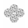 thumbnail image 7 of 13 Inch Round Placemats Set of 4, Black Coastal Non Slip Heat Insulation PP Table Mats, Coral Starfish Seaside Summer Beach Washable Place Mats for Kitchen Dining Party Table Decor, 7 of 7