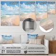 thumbnail image 4 of Designart "Ocean Escape Beach Photo IV" Nautical & Beach Metal Wall Art, 4 of 5