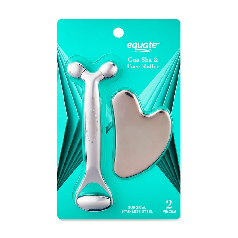 Equate Gua Sha and Face Roller Set, 2 Piece photo 3