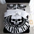 thumbnail image 2 of Children's Bedding Set cm Gothic Skull Duvet Cover Skulls Microfiber Bedding Set + 2 Pillowcases, 2 of 5