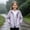 Purple, variant on Liyamei Girls Hooded Rainproof Jacket with Detachable Hood for Outdoor Wear Size 3-4 Years