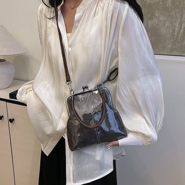 Bolso tote de PVC de papel DuPont para mujer, bolso de mano sencillo de gran capacidad, elegante bolso hobo