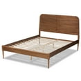 thumbnail image 4 of Baxton Studio Kassidy Classic and Traditional Walnut Brown Finished Wood Queen Size Platform Bed, 4 of 11