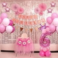 thumbnail image 2 of Globos con números gigantes de 32 pulgadas, decoración de globos con números de helio para fiestas, cumpleaños (número rosa 6), 2 of 5