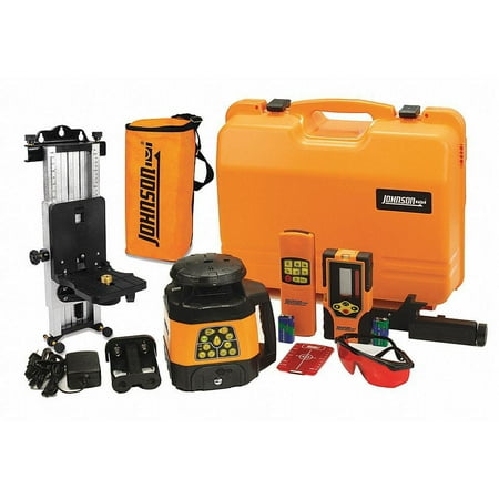 Johnson Level 40-6534 Electronic Self-Leveling Horizontal & Vertical Rotary Laser Kit
