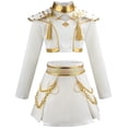 thumbnail image 2 of Halloween Costume Pop Singer Costume Stage Performance Outfit Top with Accessories 5-Piece Set Singer Costume Cosplay Costume Fancy Dress, 2 of 8