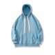 thumbnail image 3 of Gibobby Sudaderas hombre Sudadera Casual de Manga Larga, Chaqueta Básica de Color Sólido para Primavera y Otoño(Azul claro,M), 3 of 4