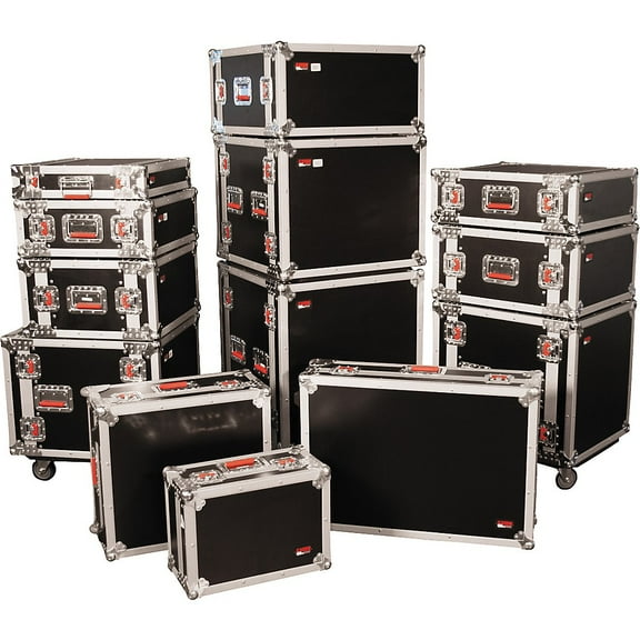 Gator Cases G-TOUR 14U CAST Pro Audio Road & Flight Rack Case With Wheels New