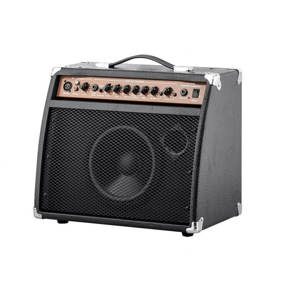 Monoprice 20-Watt Acoustic Guitar Amplifier, 3-Band EQ With Frequency Selector, Perfect For Both Practice and Small Gigs - Stage Right Series